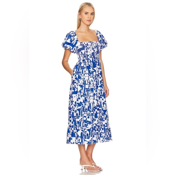 NWT Show Me Your MuMu - Afternoon Tea Dress in Santorini Escape - Size Small - Picture 3 of 4
